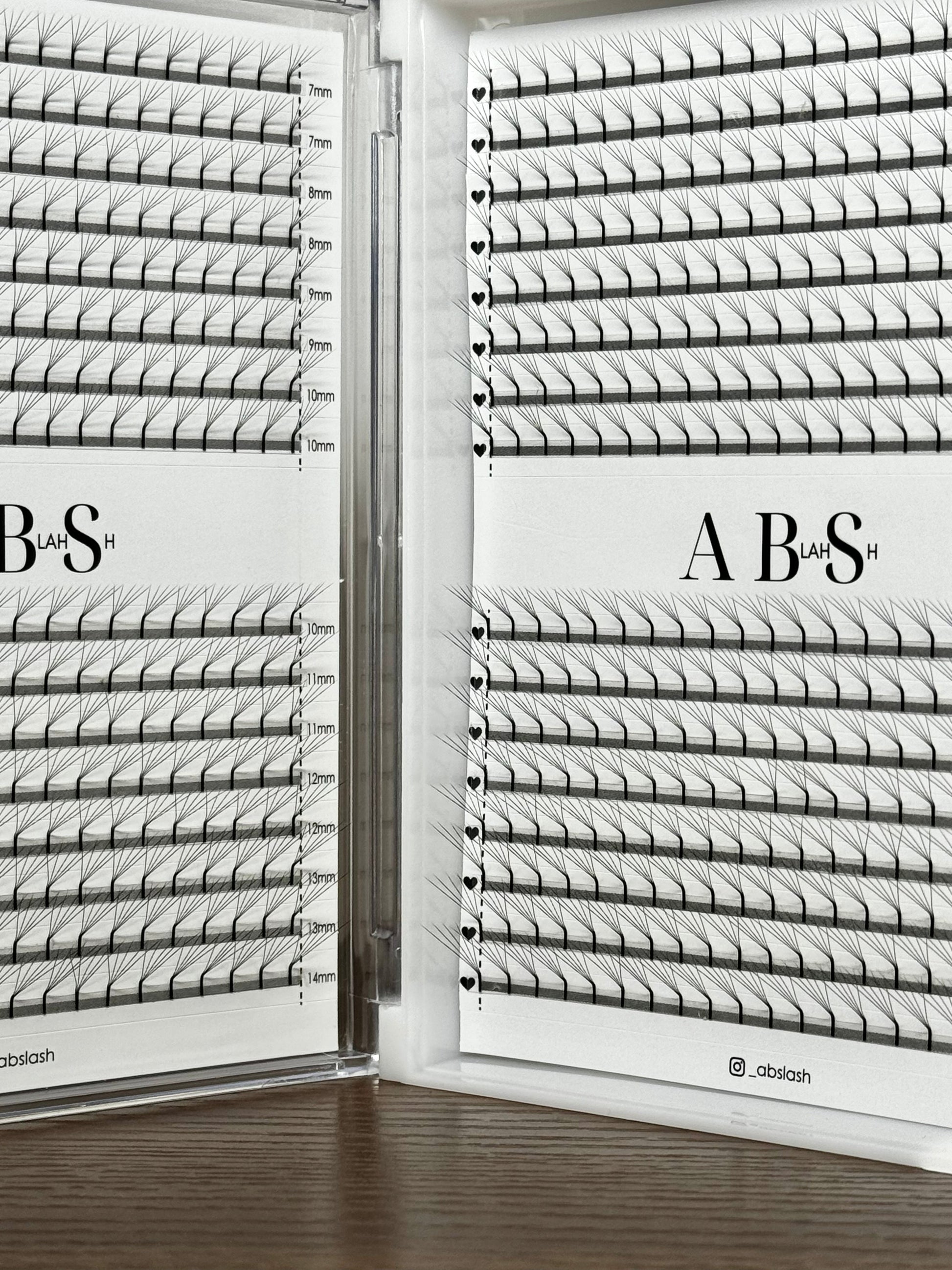 Premade fan - 0.07L curl - 640 Bouquets - 5D Alice's beauty Studio