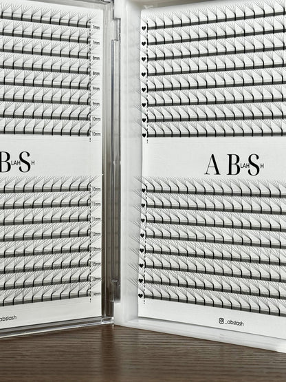 Premade fan - 0.07L curl - 640 Bouquets - 5D Alice's beauty Studio